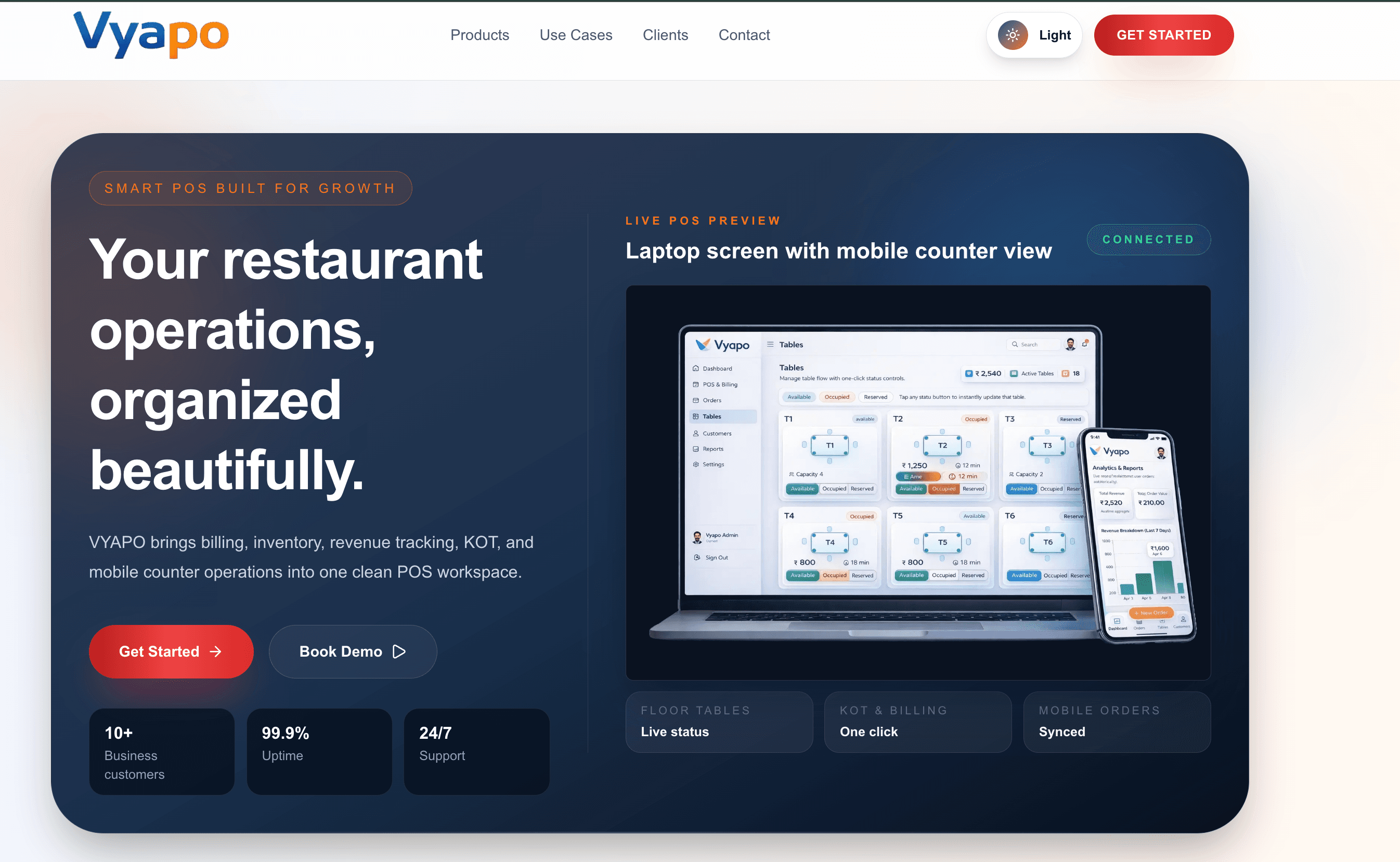 Vyapo product interface